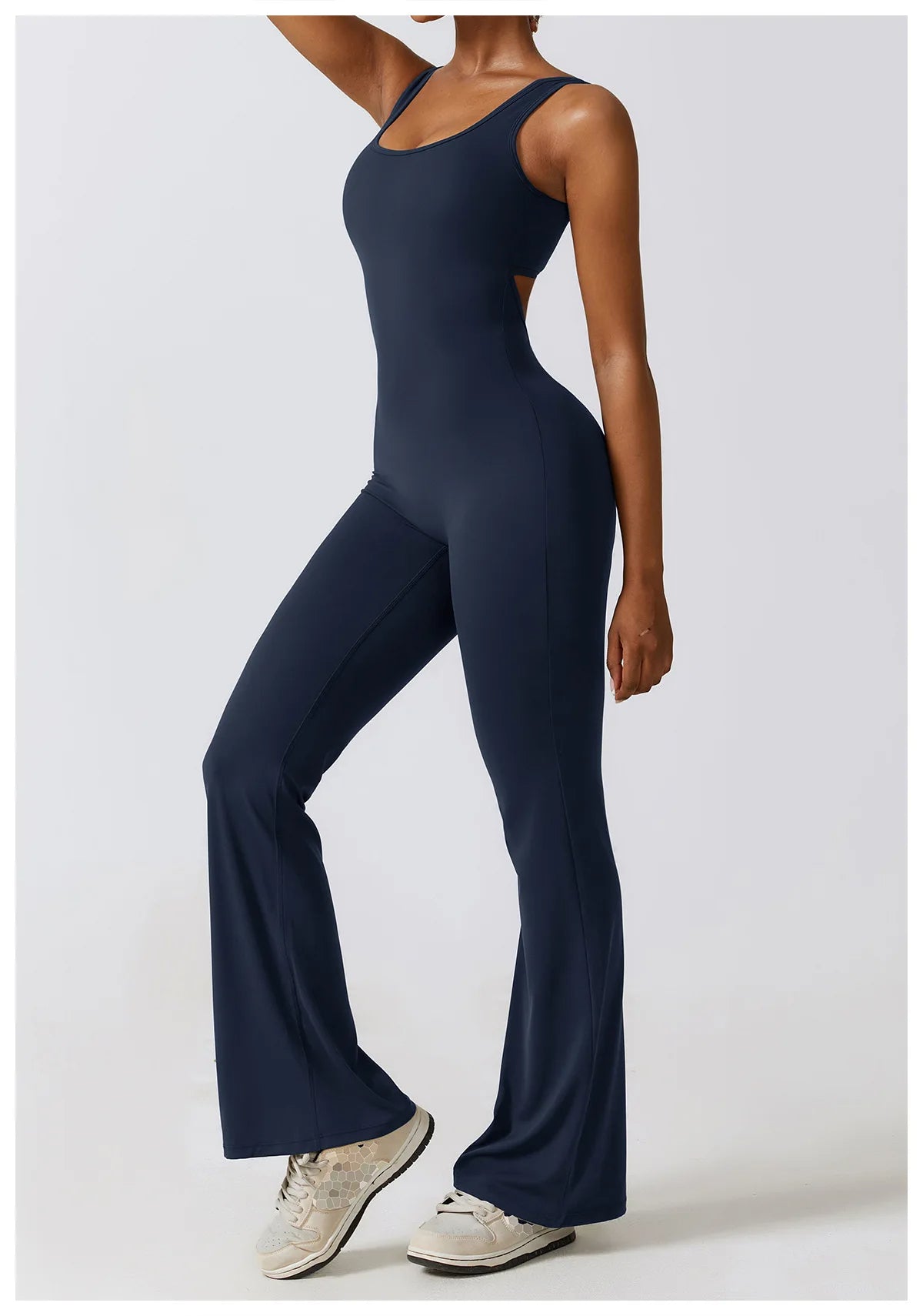 Black women's gym set