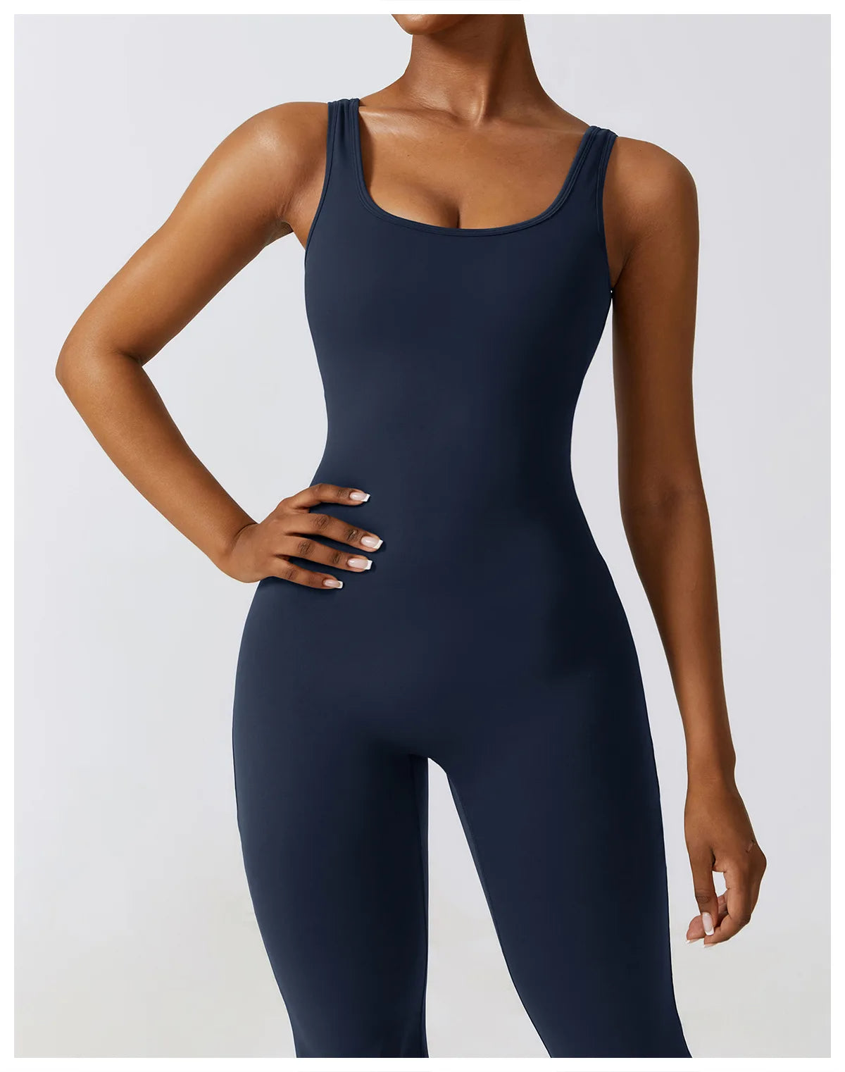 Black women's gym set