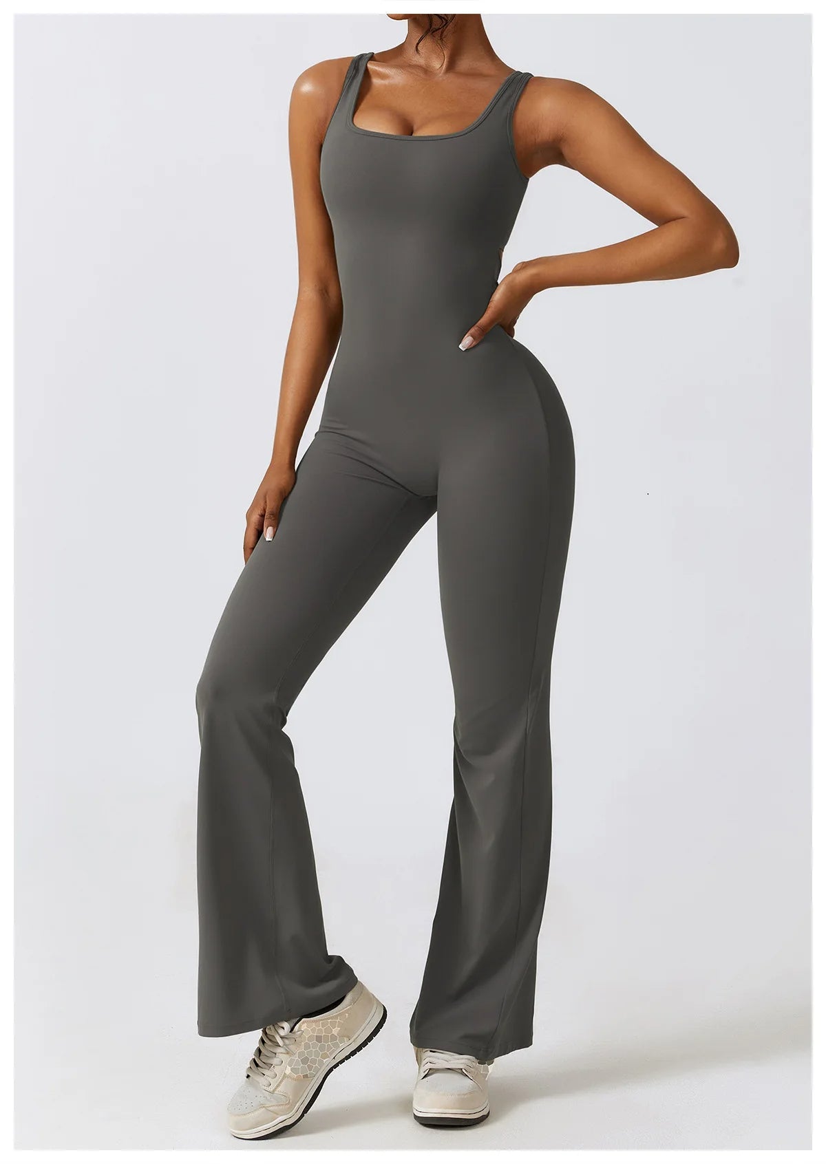 Black women's gym set