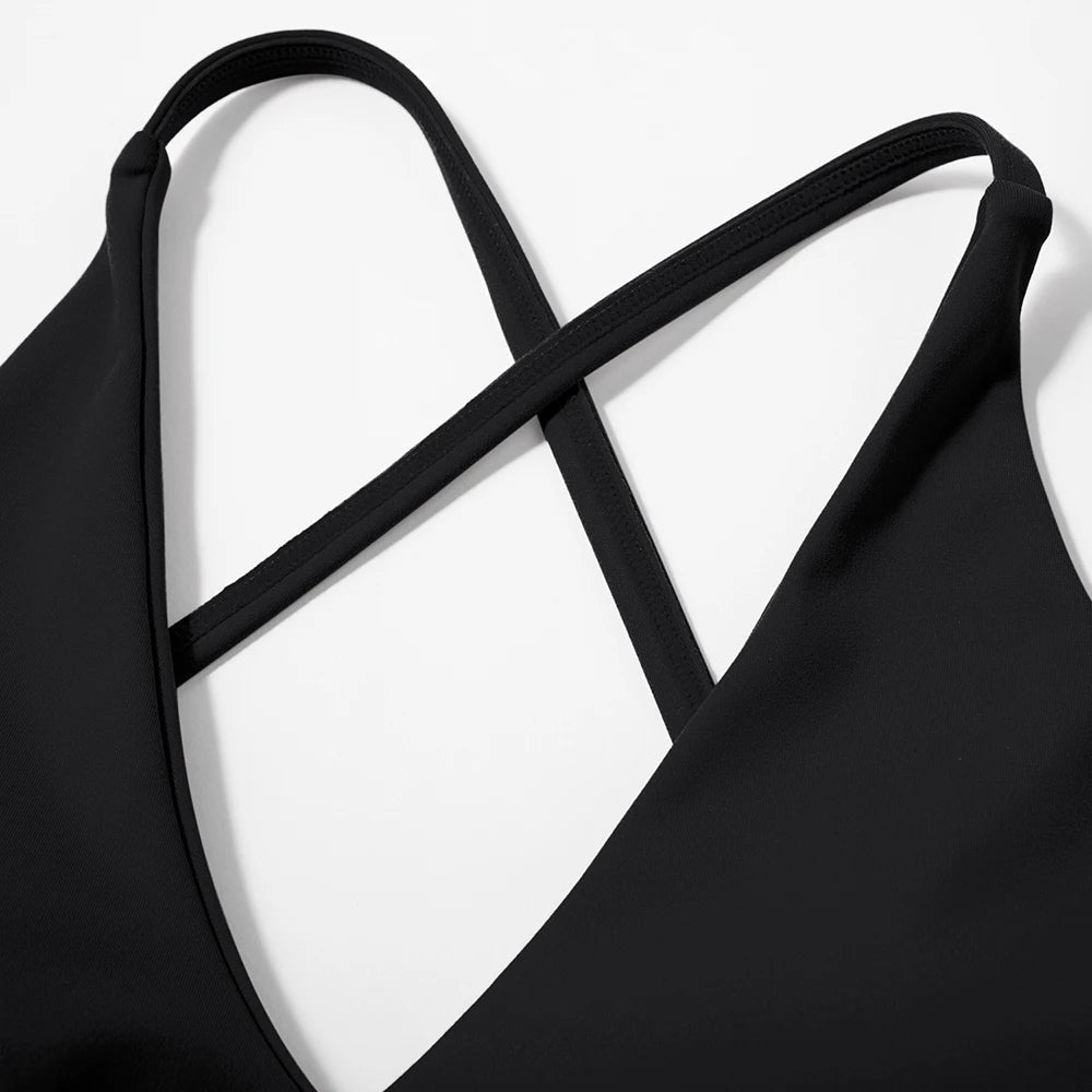 Top bra blanco deportivo mujer