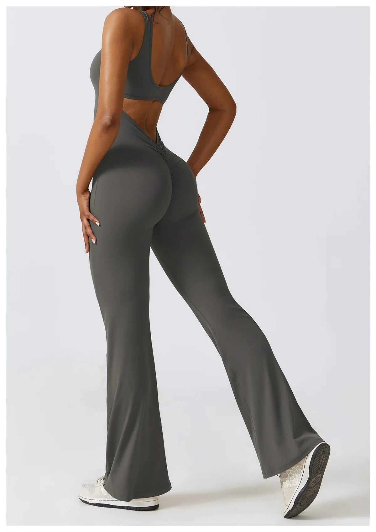 Black women's gym set