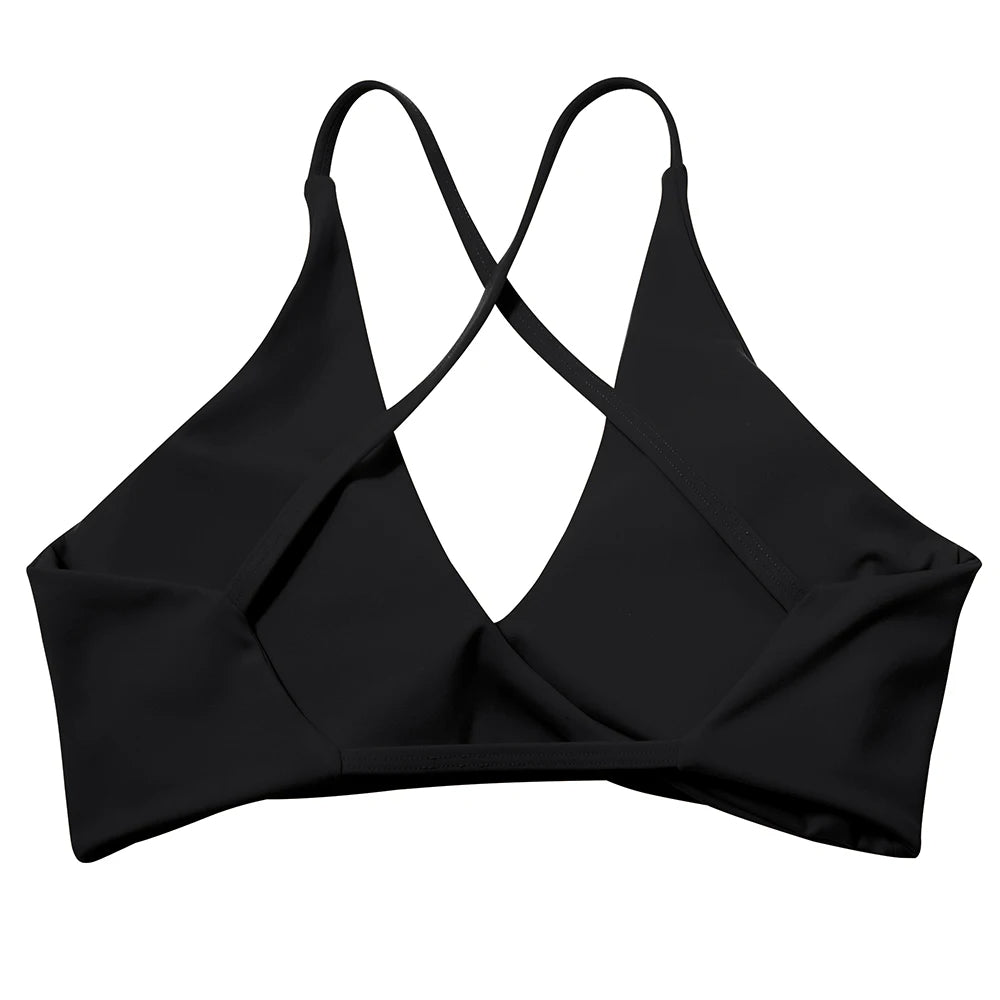 Top bra blanco deportivo mujer