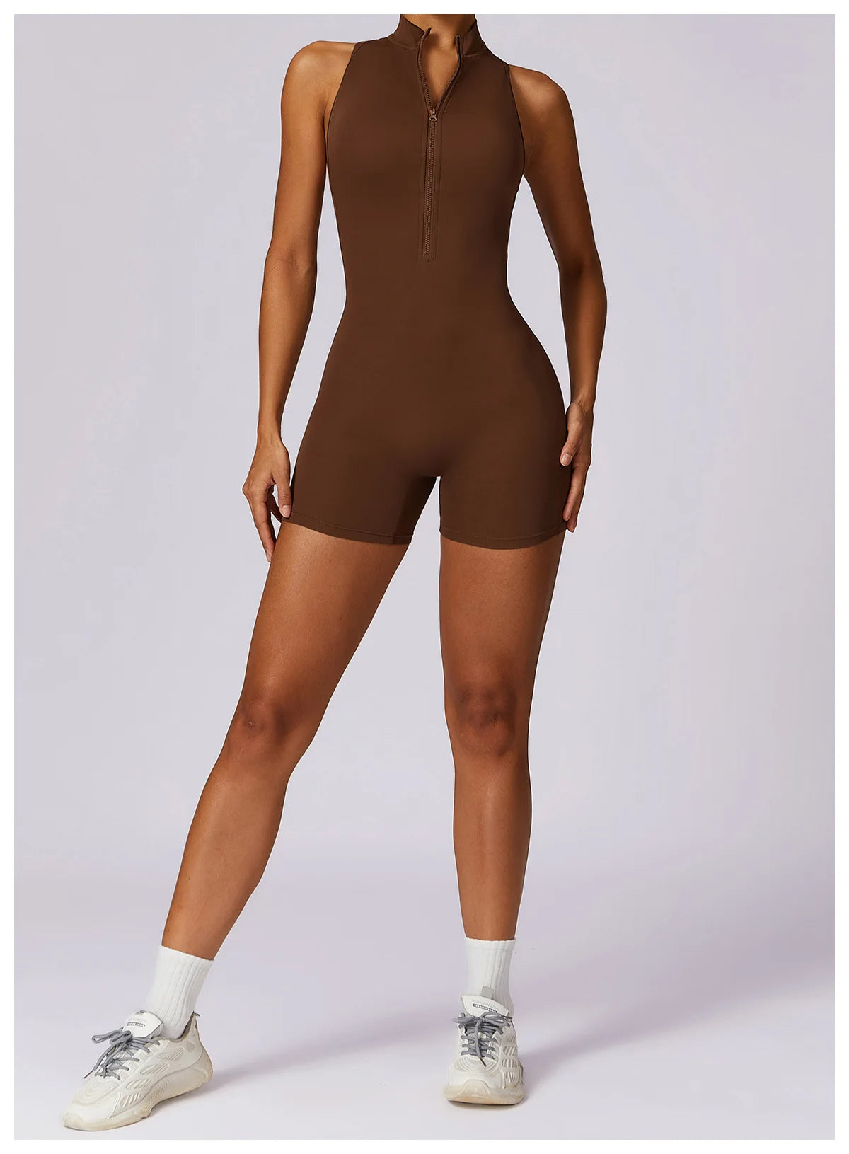 Pink Workout Short Jumpsuit Set