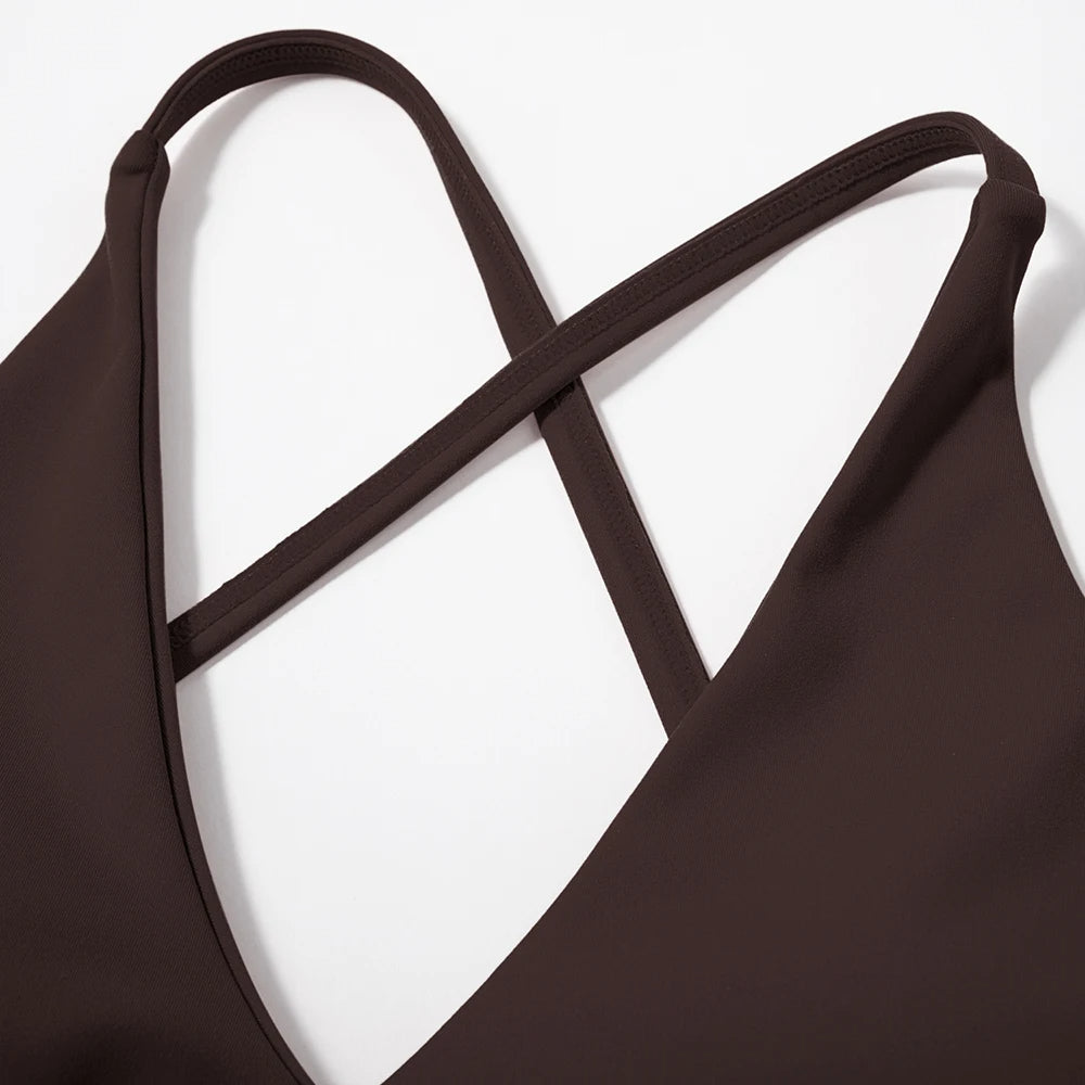Top bra blanco deportivo mujer