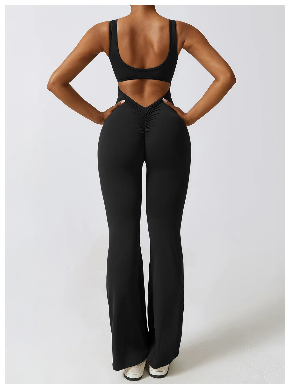 Black women's gym set