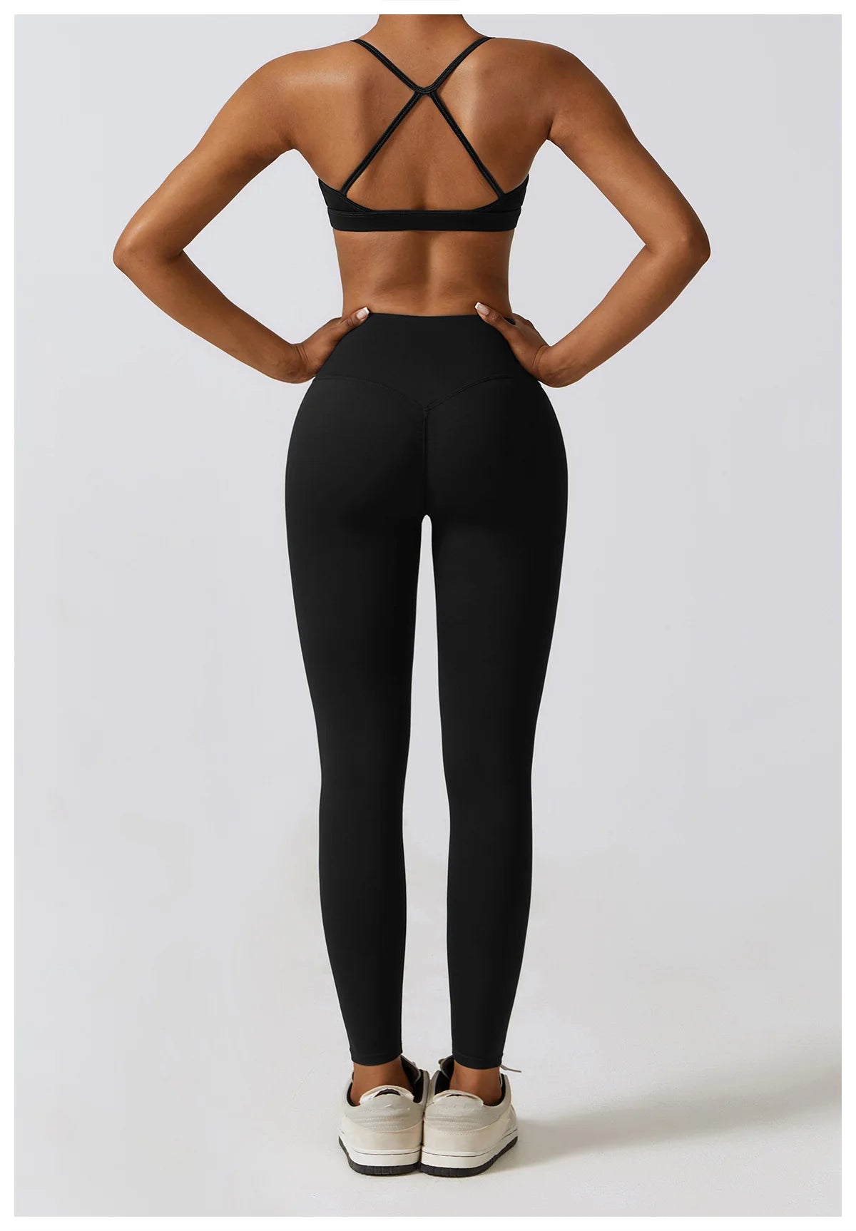 Top brasier deportivo mujer Negro