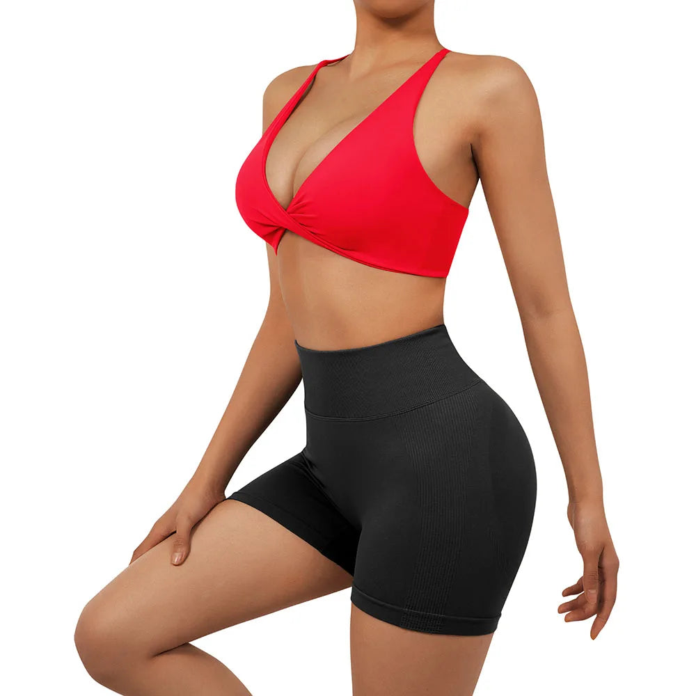 Top bra blanco deportivo mujer