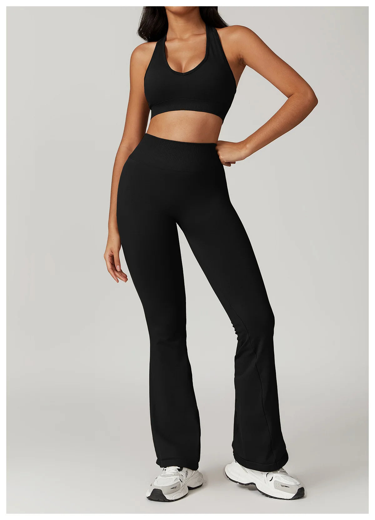 conjunto deportivo mujer Legging y Top sin costura