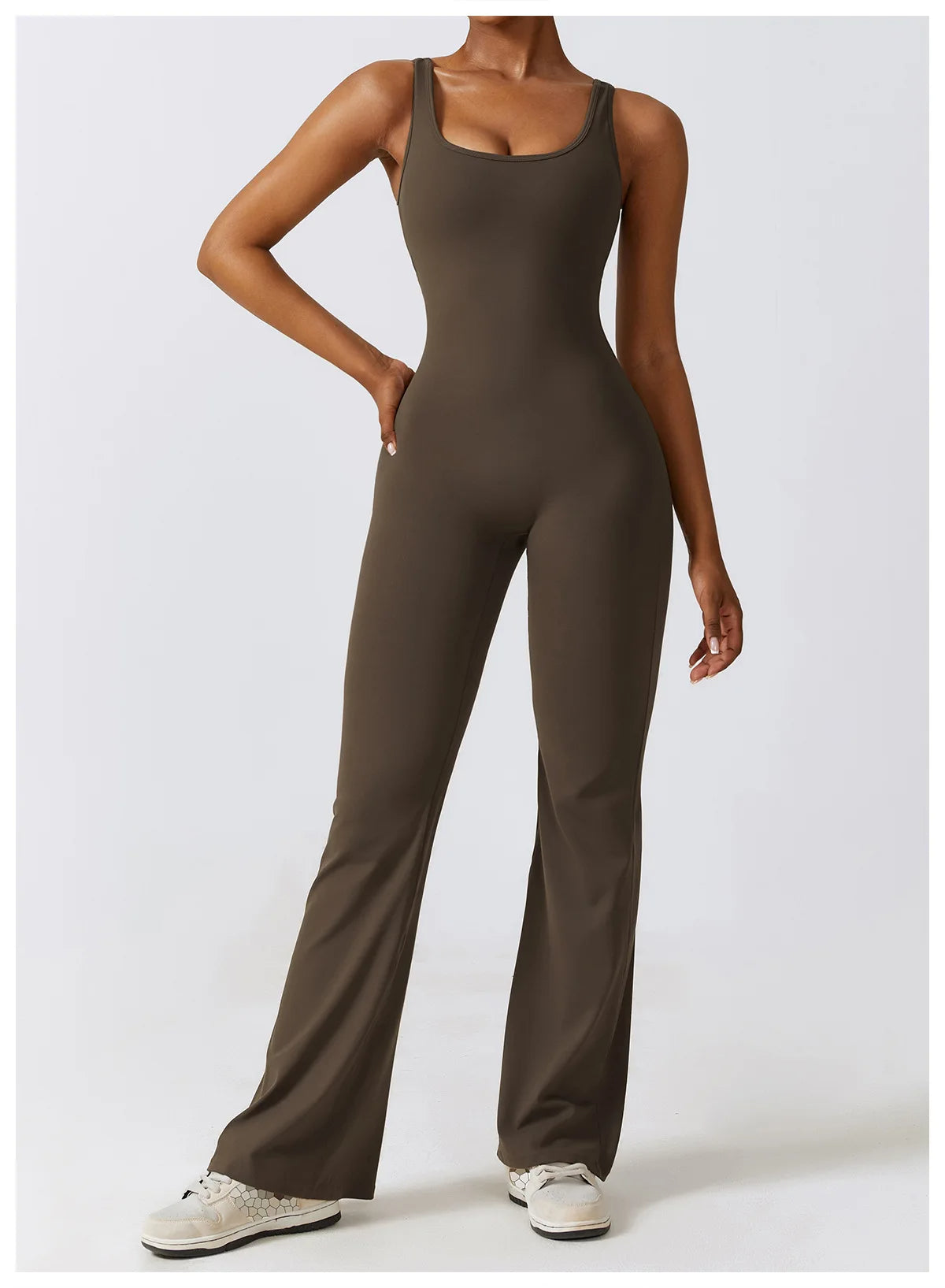 Black women's gym set