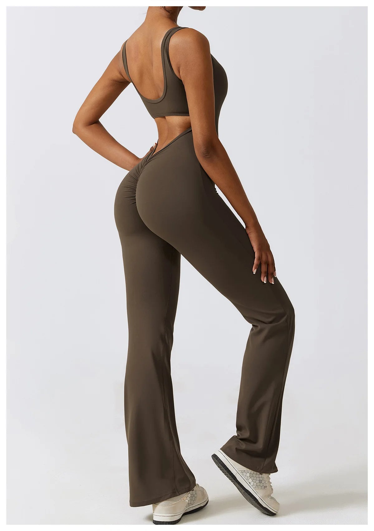 Black women's gym set