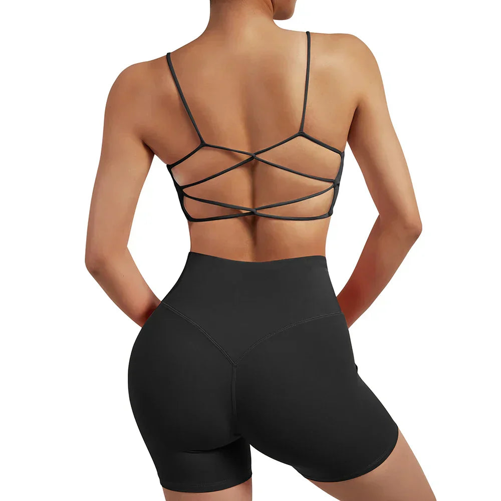 Crop top deportivo mujer Verde