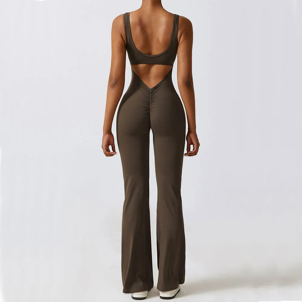 Black women's gym set