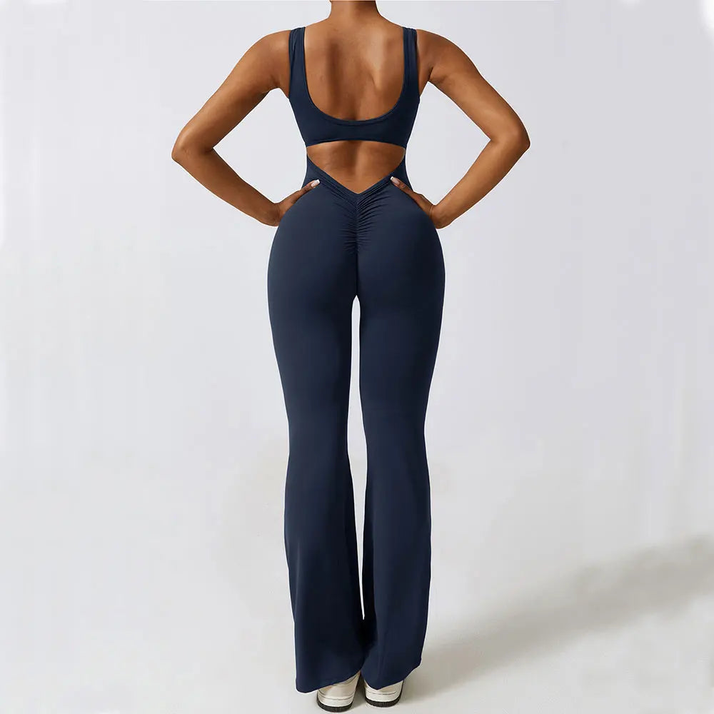 Black women's gym set