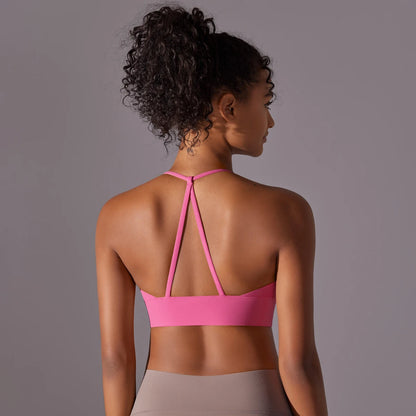 Top bra deportivo mujer Rosa