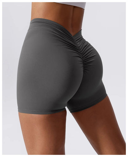 pantalones cortos deportivos mujer Gris