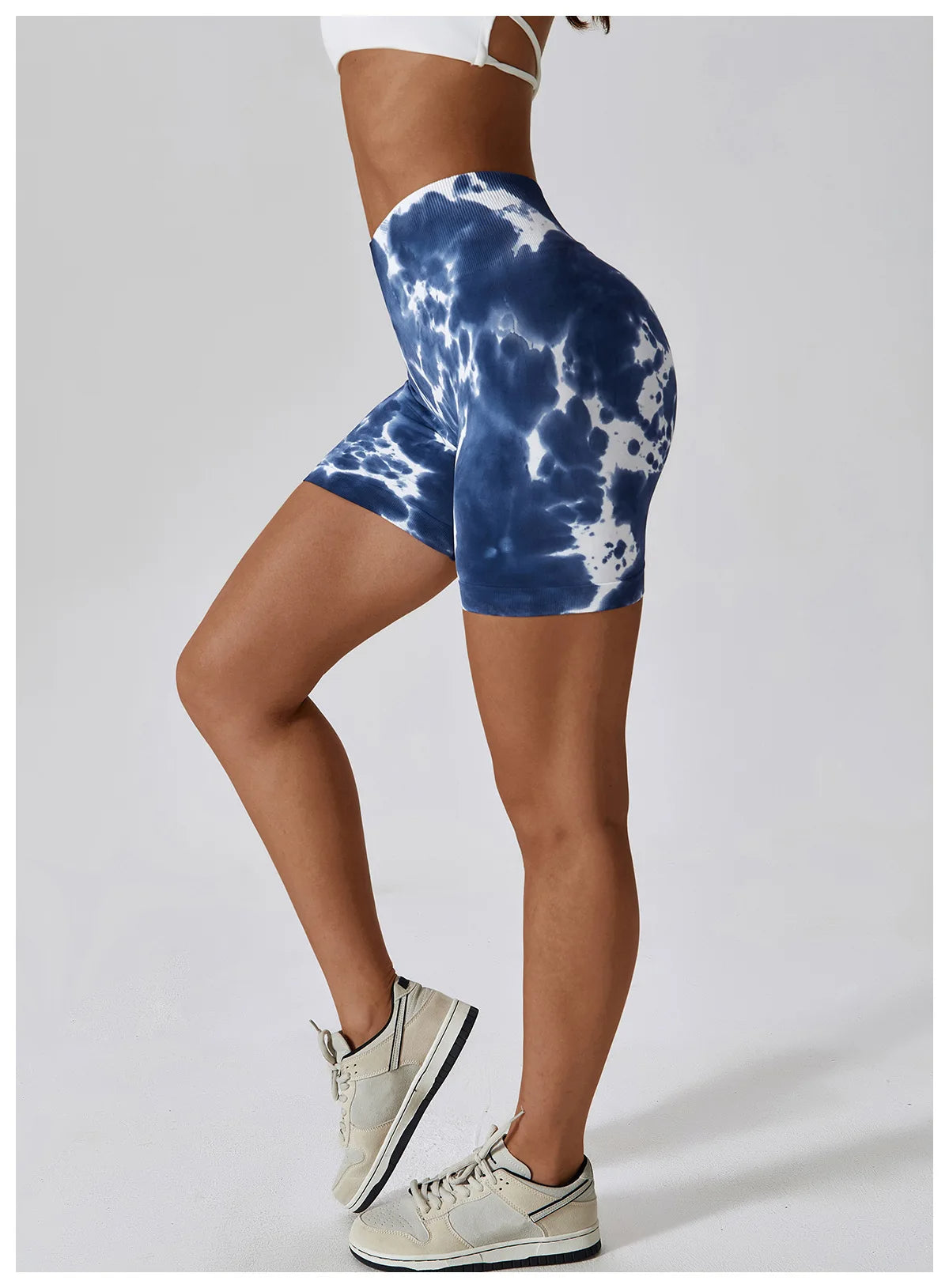 short de mujer deportivo Azul