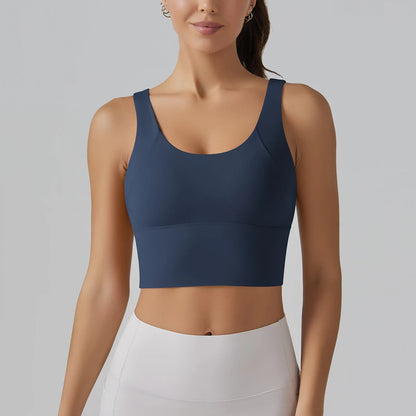 Top bra deportivo mujer azul marino