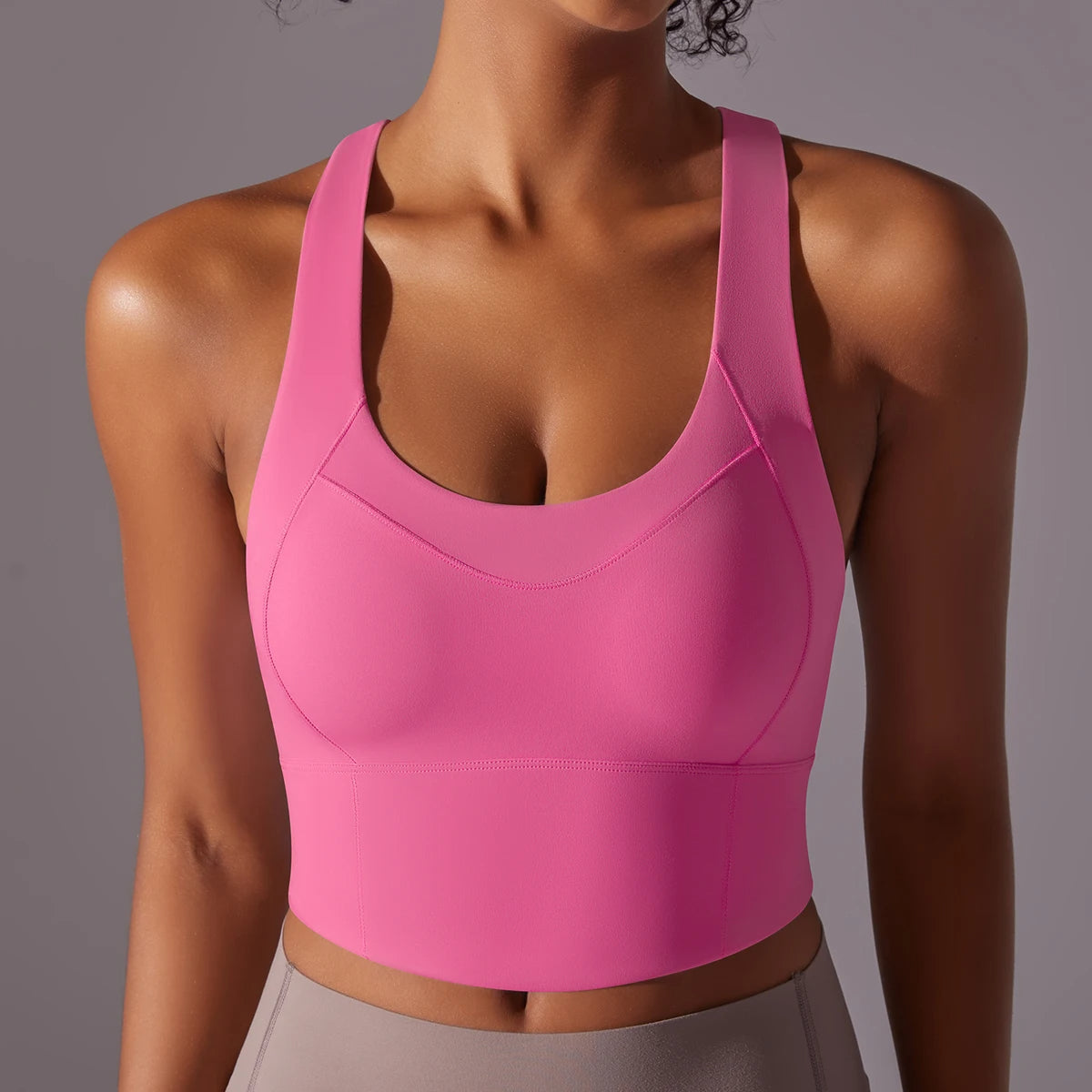 Crop top deportivo mujer Blanco