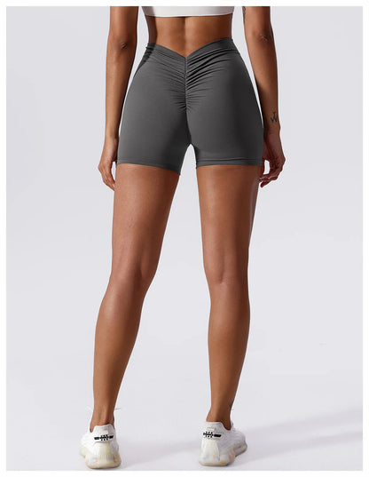 pantalones cortos deportivos mujer Gris