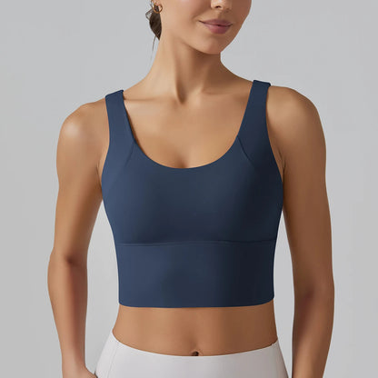 Top bra deportivo mujer azul marino