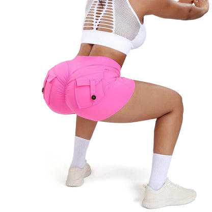 pantalones cortos deportivos mujer Rosa