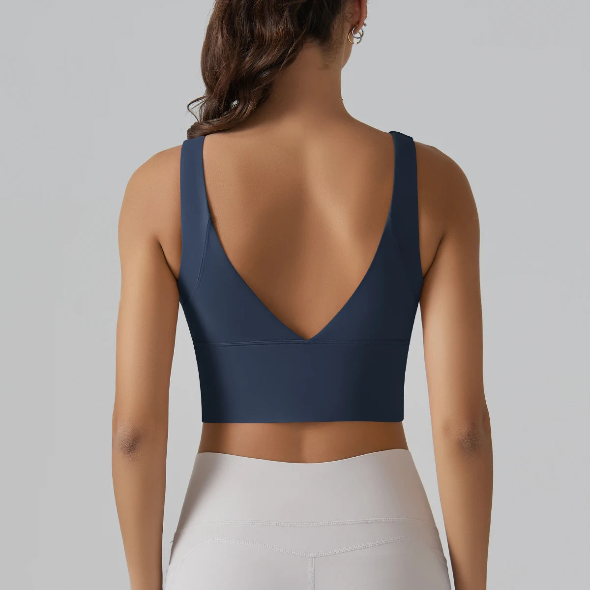 Top bra deportivo mujer azul marino