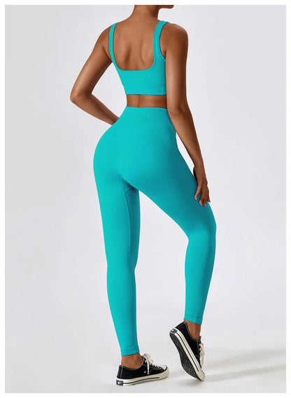 Leggings para hacer ejercicio mujer Azul