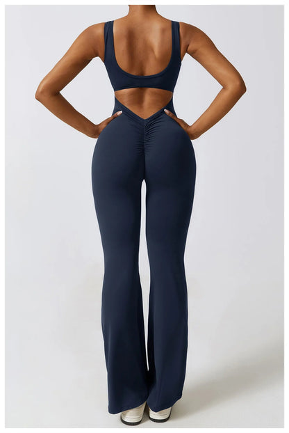 Black women's gym set