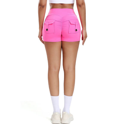 pantalones cortos deportivos mujer Rosa