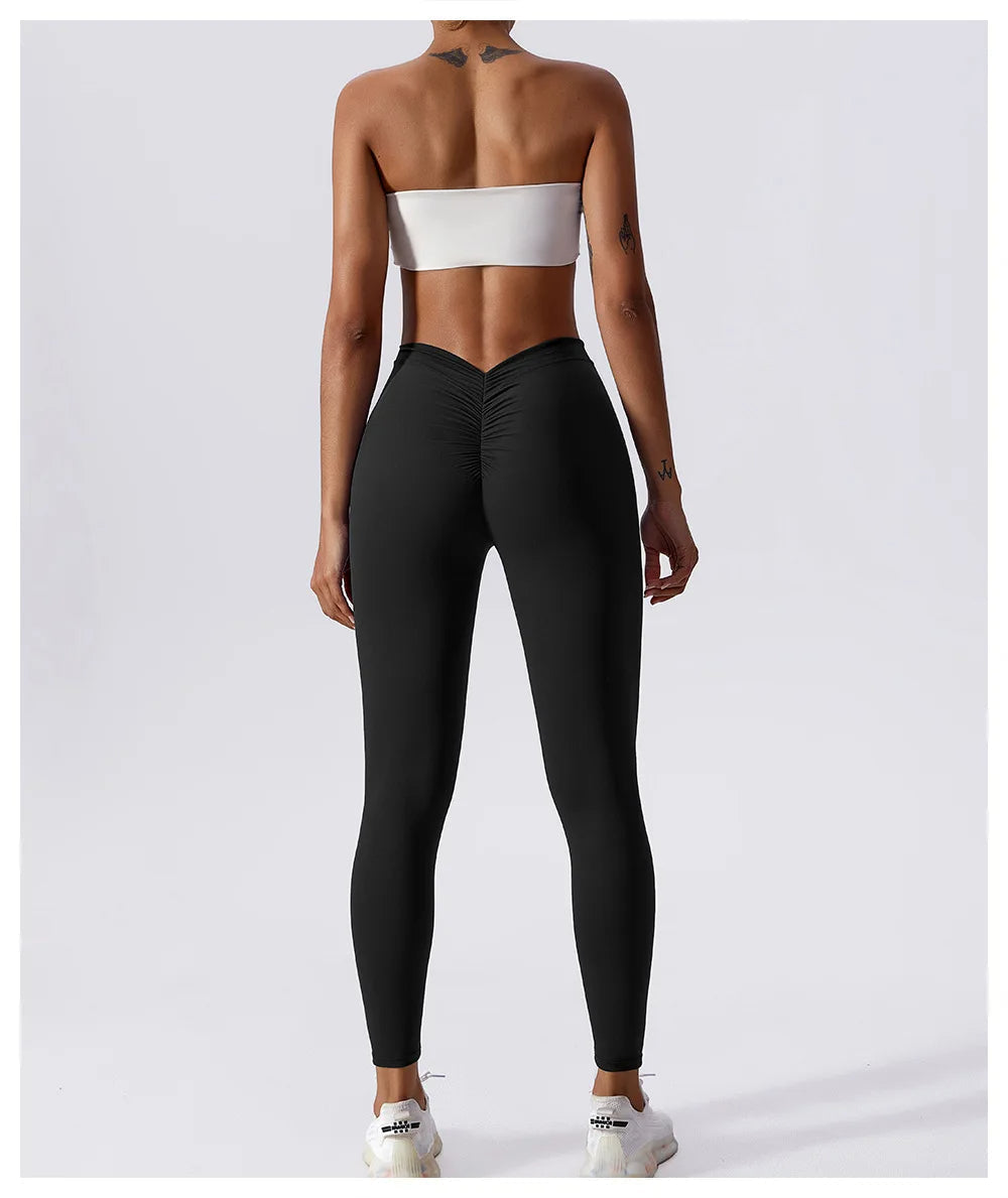 Leggings fitness mujer Negro