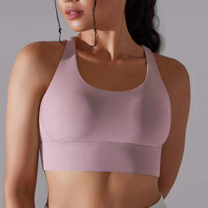 Crop top deportivo mujer Negro