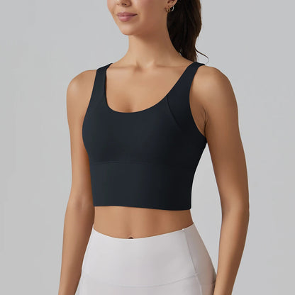 Top bra deportivo mujer Negro