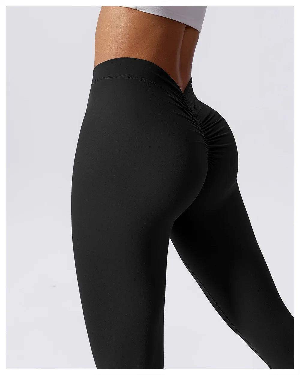 Leggings fitness mujer Negro