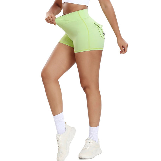 pantalones cortos deportivos mujer verde