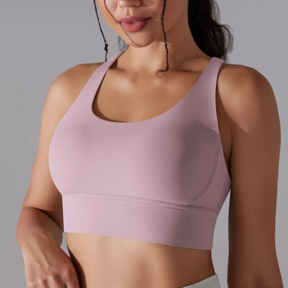 Crop top deportivo mujer Gris