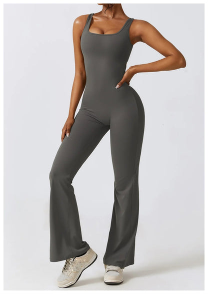 Black women's gym set