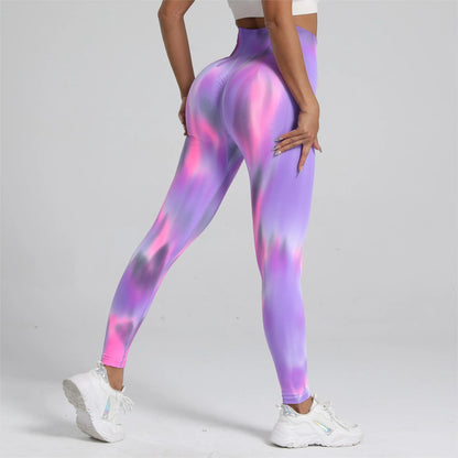 leggings fitness mujer sin costura Morado