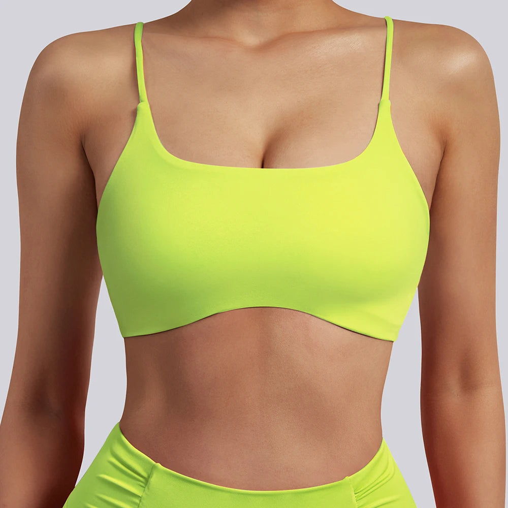 Crop top deportivo mujer Negro