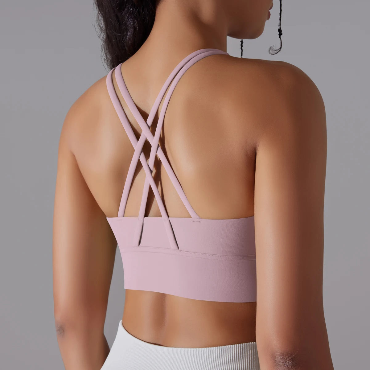 Crop top deportivo mujer Blanco