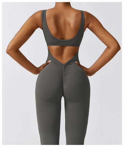 Conjunto gym mujer Gris