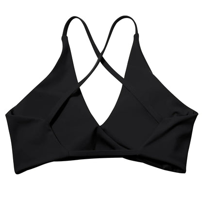 Top bra blanco deportivo mujer