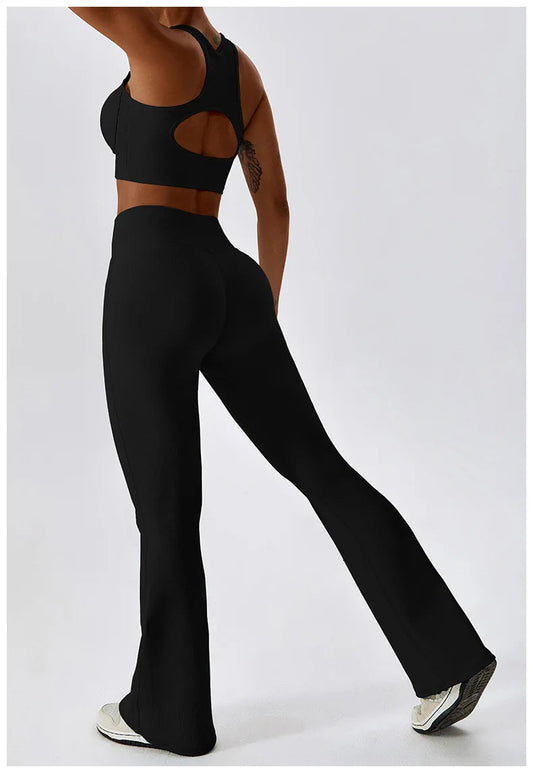 leggings mujer deporte cintura alta negro