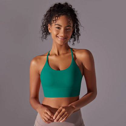 Top bra deportivo mujer Verde