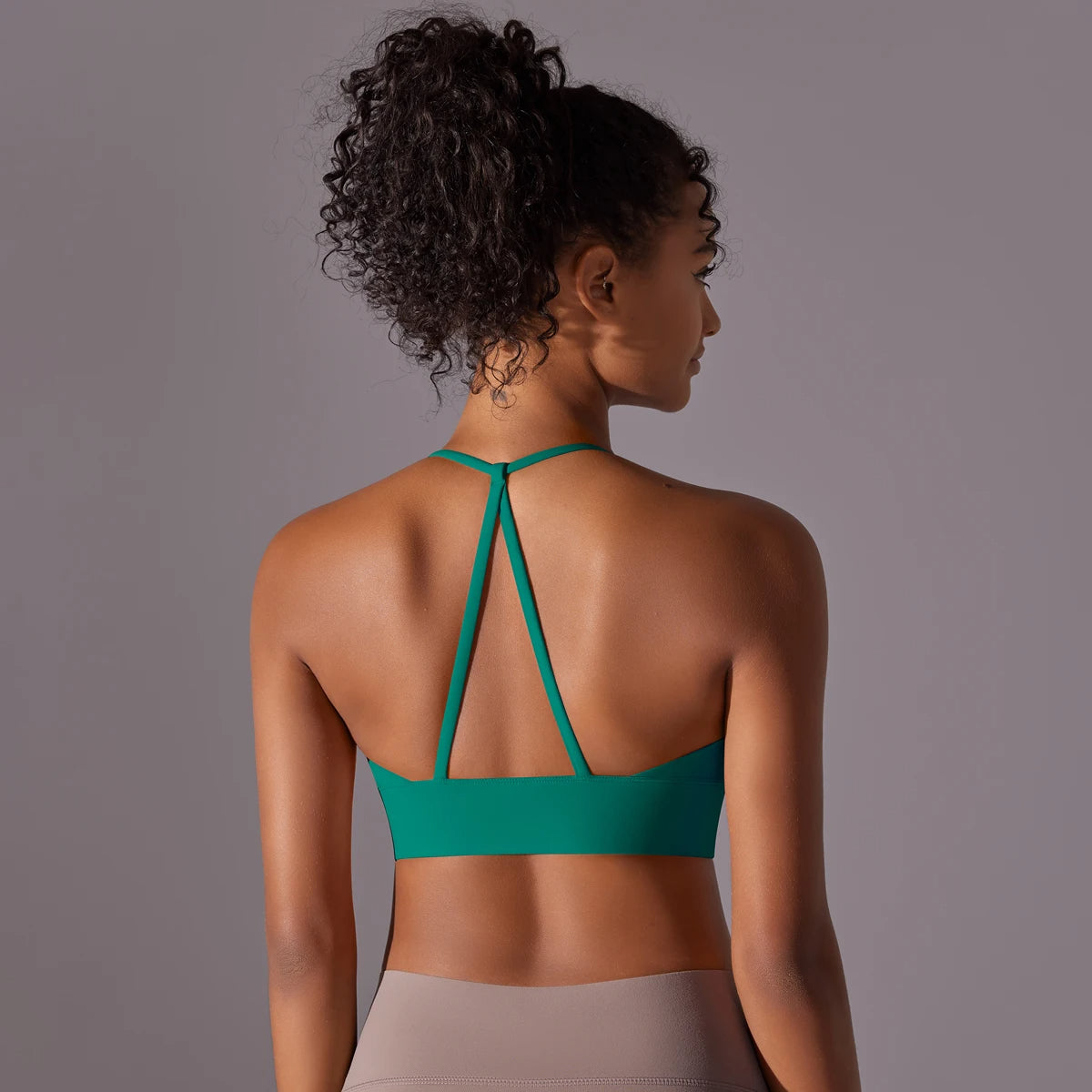 Top bra deportivo mujer Verde