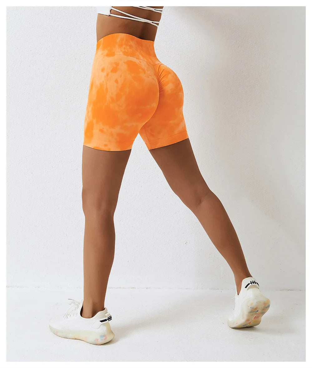 short de mujer deportivo Amarillo