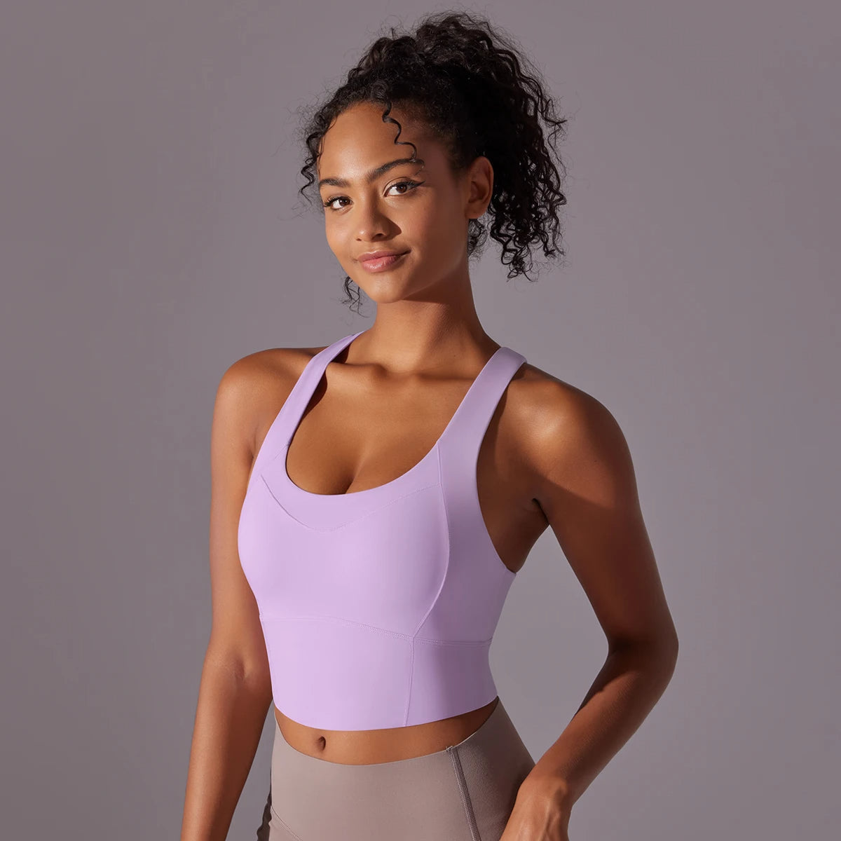 Crop top deportivo mujer Blanco