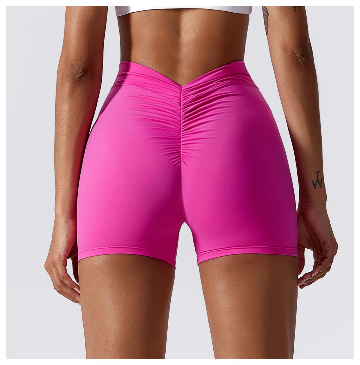 pantalones cortos deportivos mujer Rosa