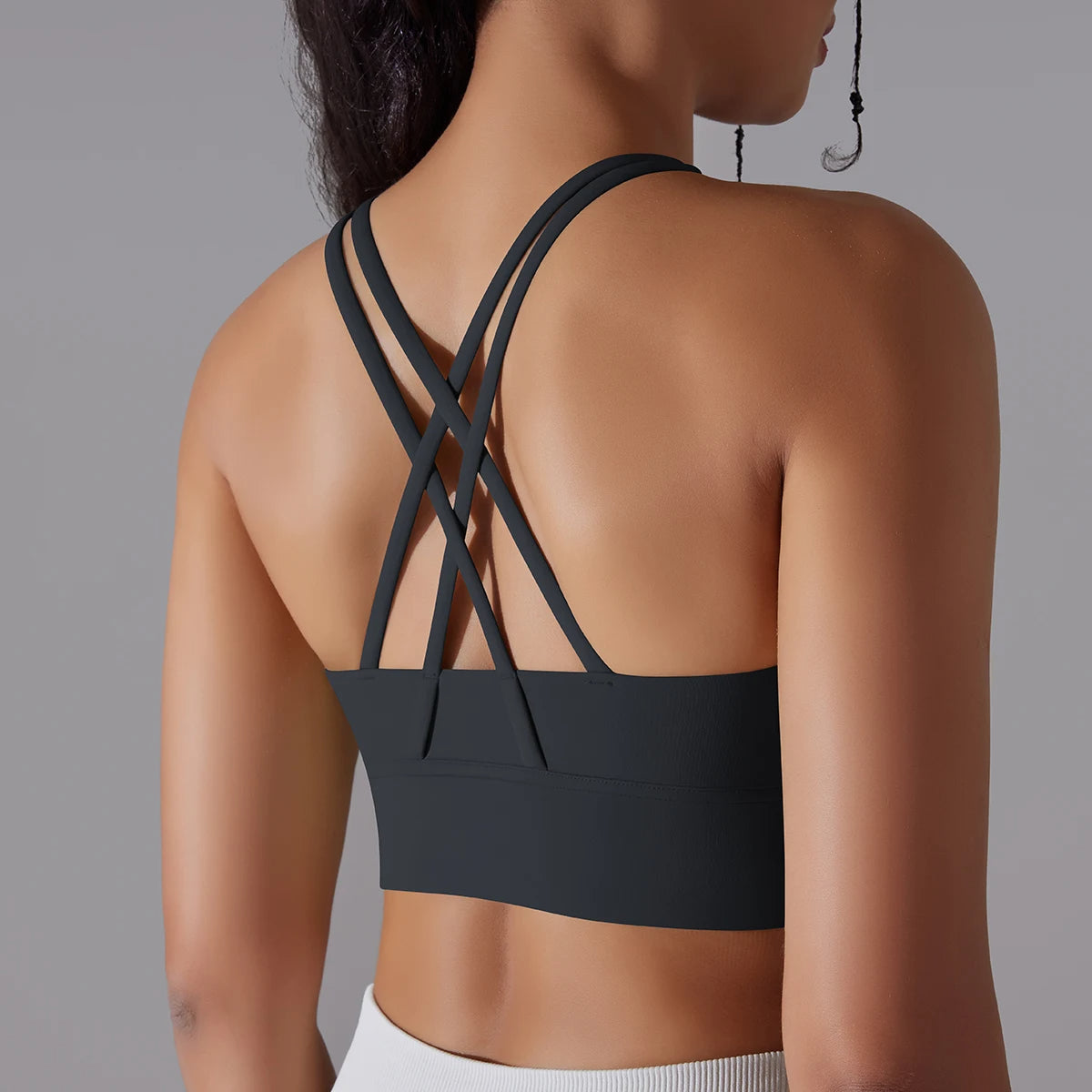 Crop top deportivo mujer Blanco