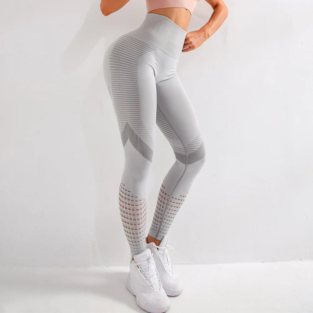 leggins para gym mujer sin costura Gris