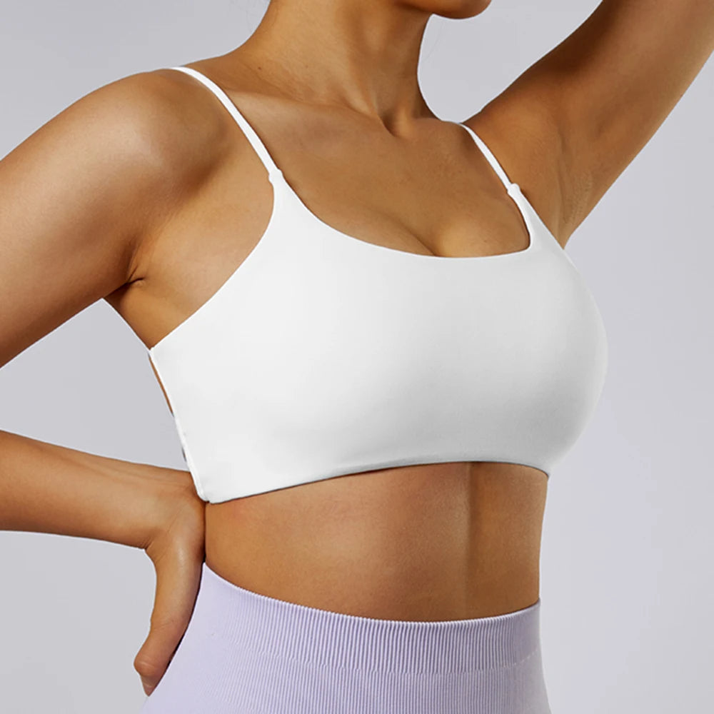 Crop top deportivo mujer Blanco